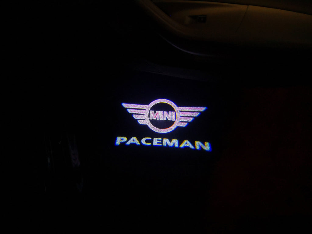 MINI PACEMAN LOGO LOGO LOGO LIGHTS Nr.127 (الكمية 1 = 2 شعار فيلم / 2 مصباح باب)