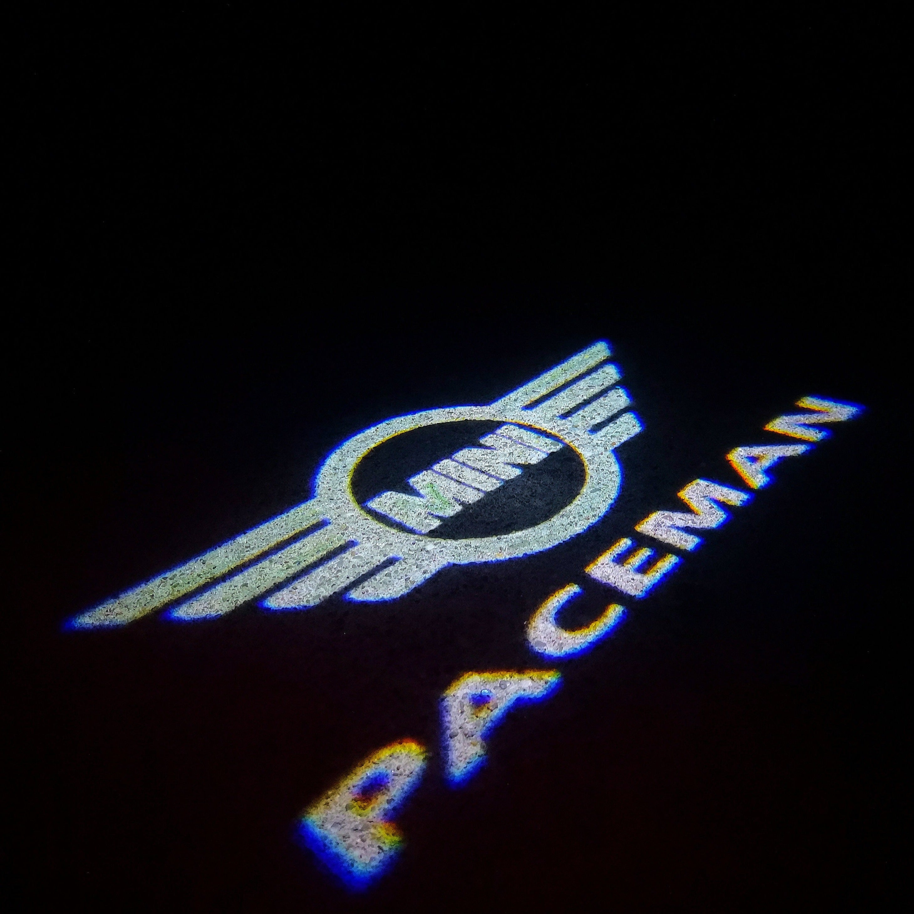 MINI PACEMAN LOGO PROJECROTR أضواء Nr.132 (كمية 1 = 2 شعار فيلم / 2 أضواء الباب)