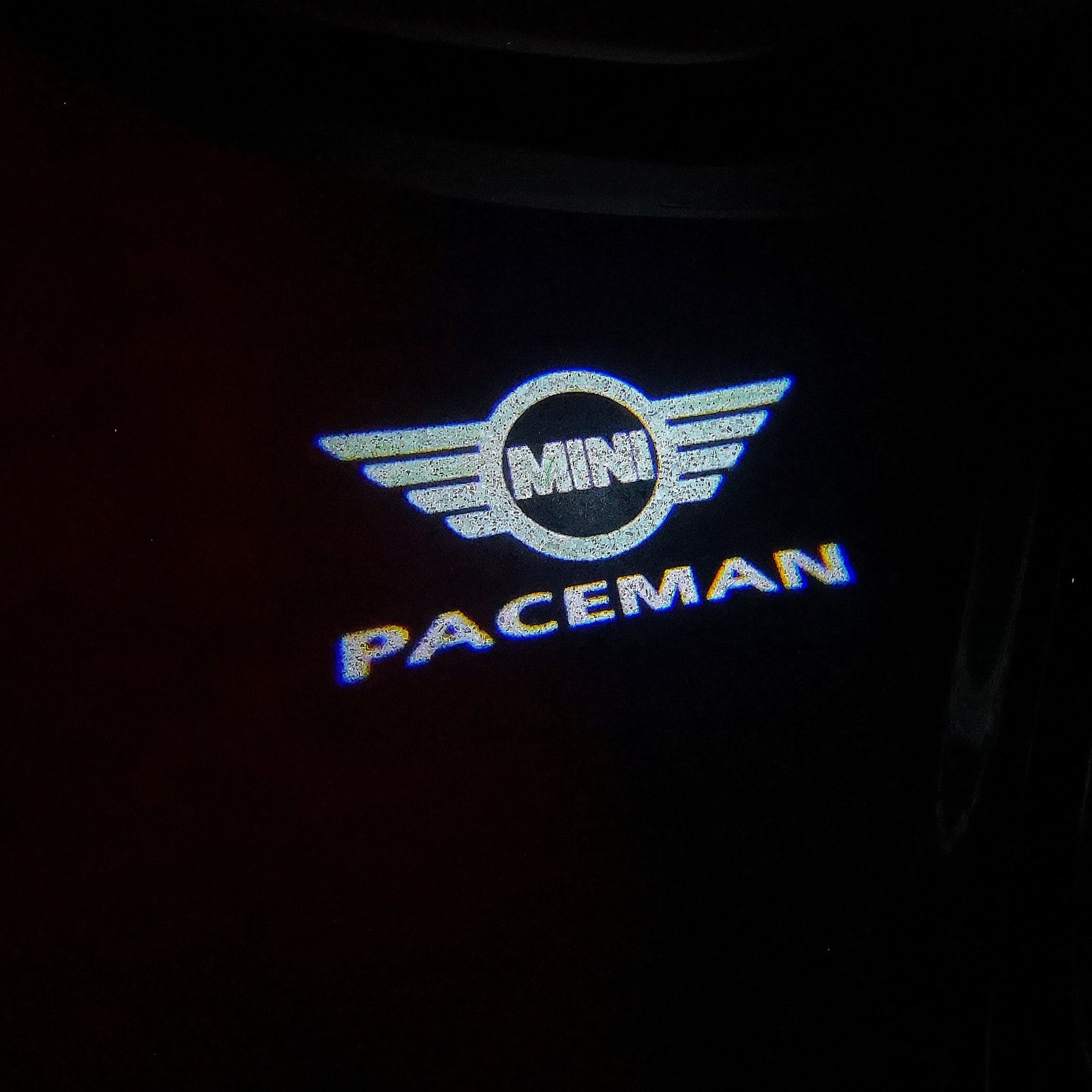 MINI PACEMAN LOGO PROJECROTR أضواء Nr.132 (كمية 1 = 2 شعار فيلم / 2 أضواء الباب)