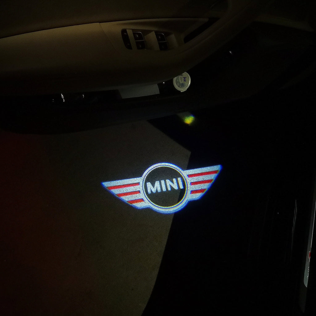 MINI LOGO PROJECROTR أضواء Nr.05 (الكمية 1 = 2 شعار فيلم / 2 أضواء الباب)