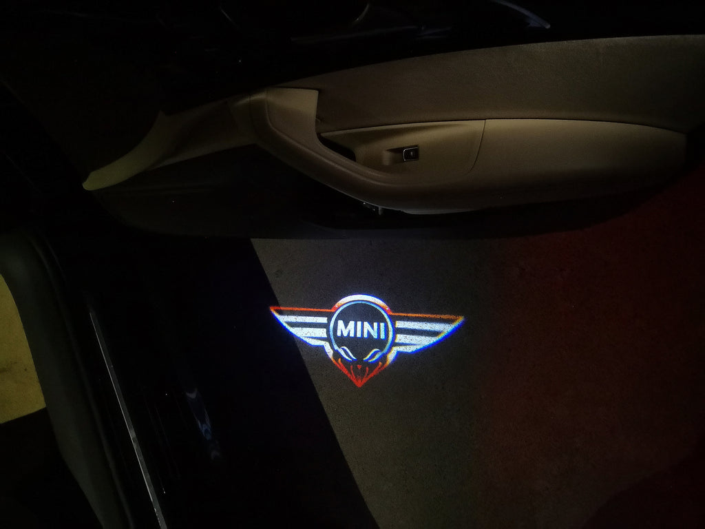 MINI LOGO PROJECROTR أضواء Nr.17 (كمية 1 = 2 شعار فيلم / 2 أضواء الباب)