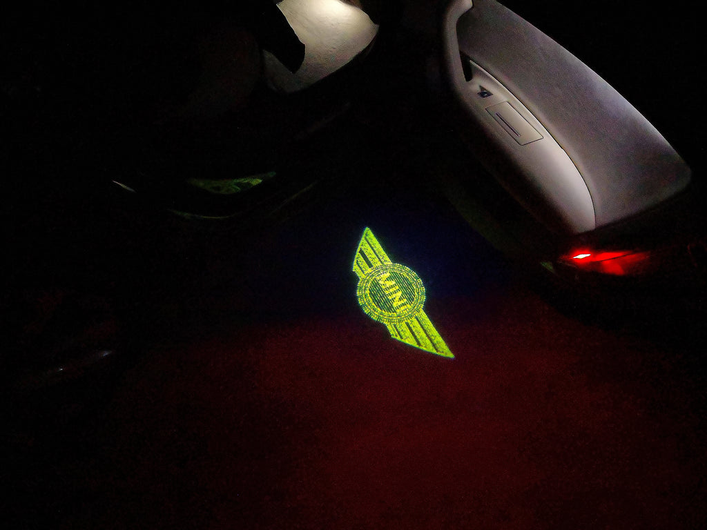 MINI LOGO PROJECROTR LIGHTS Nr.60 (Anzahl 1 = 2 Logo Film/2 Türleuchten)