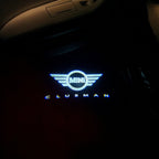 MINI CLUBMAN LOGO PROJECROTR LIGHTS Nr.133 (Menge 1 = 2 Logo Film / 2 Türleuchten)