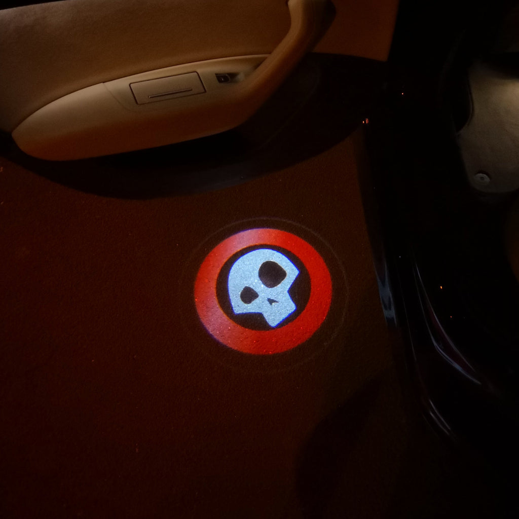 MINI LOGO PROJECTOR LIGHTS Nr.12 (Menge 1 = 2 Logo Film / 2 Türlichter)