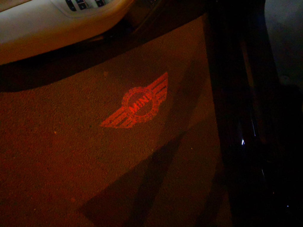 MINI LOGO PROJECROTR LIGHTS Nr.59 (Menge 1 = 2 Logo Film / 2 Türleuchten)