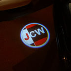 JOHN COOPER WORKS LOGO PROJECROTR LIGHTS Nr.74 (quantité 1 = 2 Logo Film / 2 portes lumières)