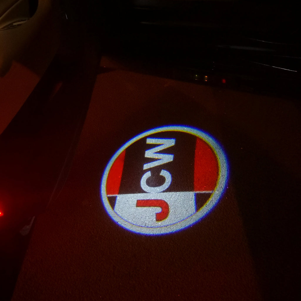 JOHN COOPER WORKS LOGO PROJECROTR LIGHTS Nr.74 (quantité 1 = 2 Logo Film / 2 portes lumières)