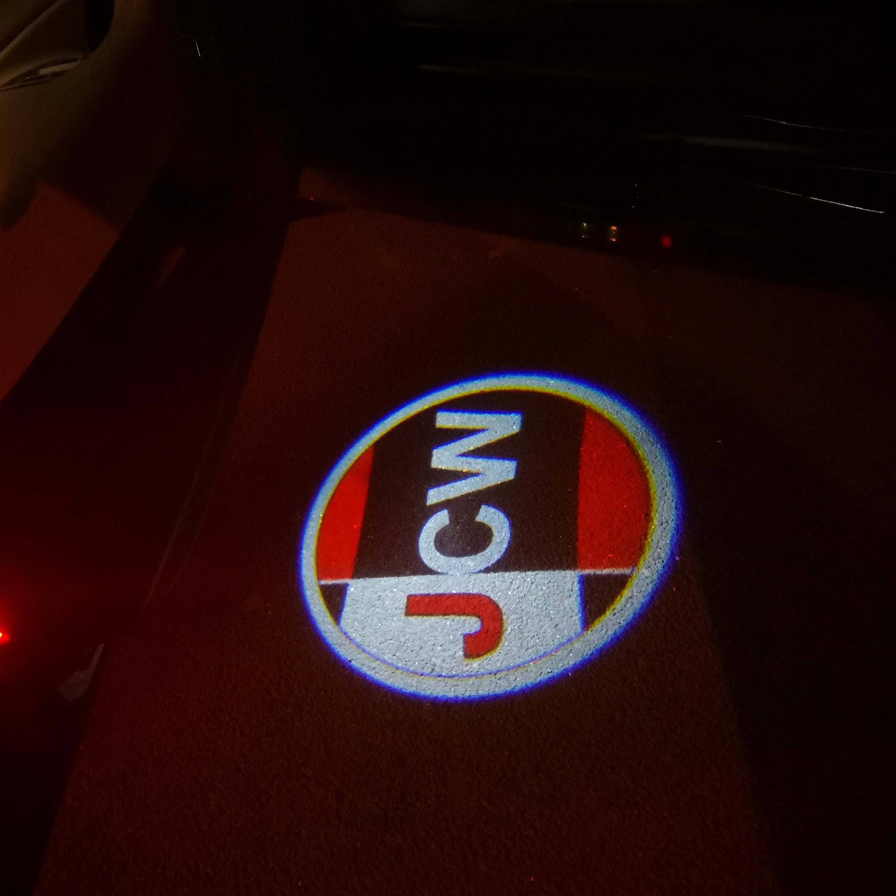 JOHN COOPER ARBEITET LOGO PROJECROTR LICHTER Nr.74 (Menge 1 = 2 Logo Film / 2 Türlichter)