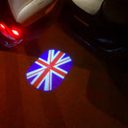 BRITISH NATIONAL FLAG LOGO PROJECROTR LIGHTS Nr.46 (quantità 1 = 2 Logo Film / 2 luci porta)