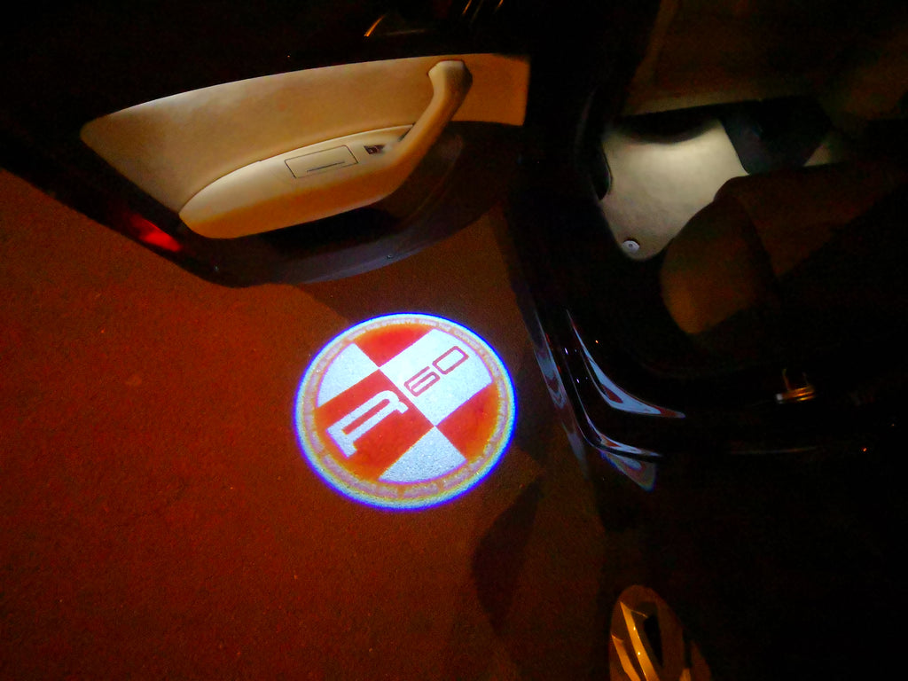 MINI R 60 LOGO PROJECROTR LIGHTS Nr.155 (cantidad 1 = 2 logo película / 2 luces de puerta)