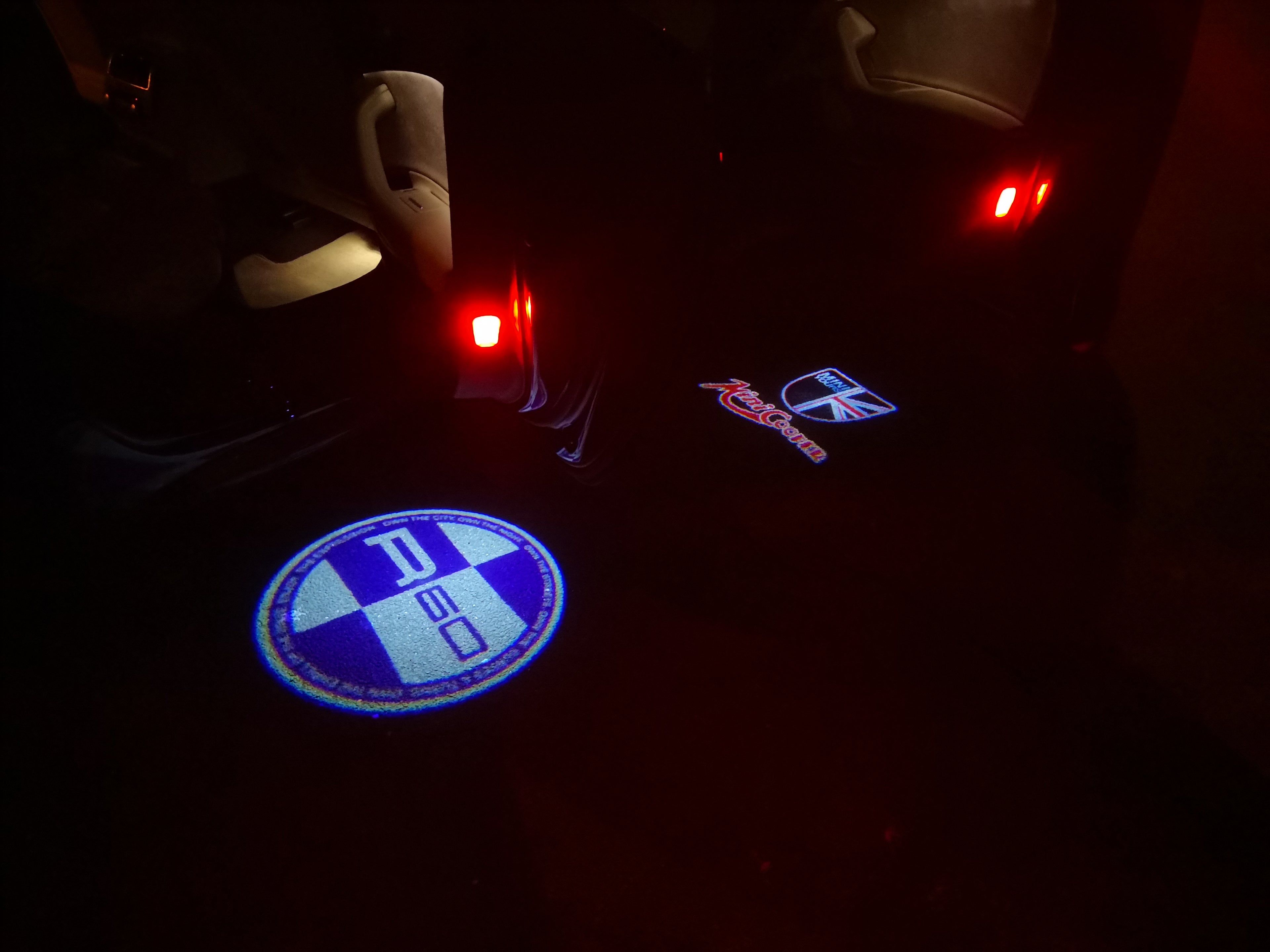 MINI R 60 LOGO PROJECROTR LIGHTS Nr.151 (Menge 1 = 2 Logo Film / 2 Türleuchten)