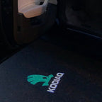 SKODA KODIAQ LOGO PROJECTOT أضواء Nr.76 (الكمية 1 = 2 شعار فيلم / 2 أضواء الباب)