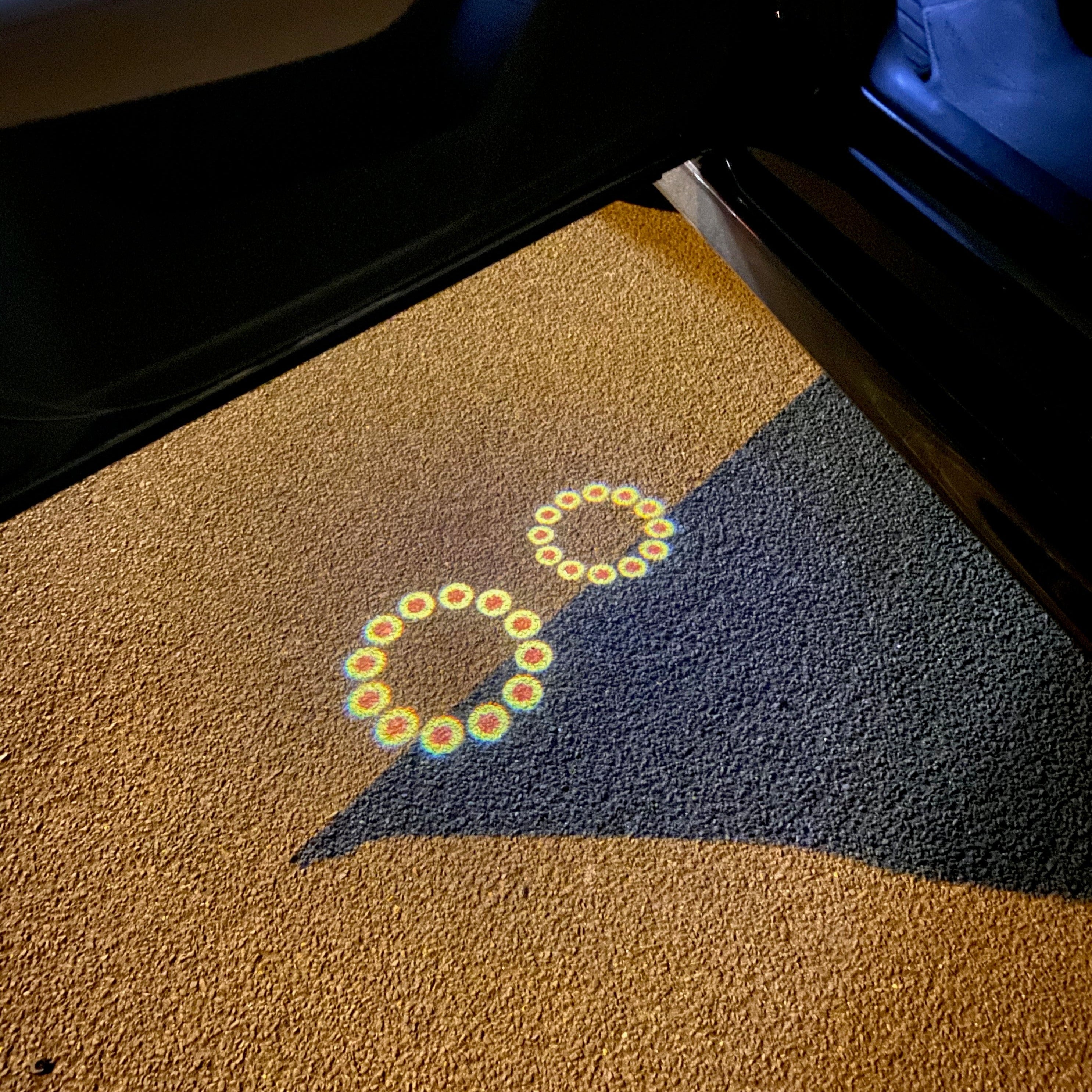 GTR-R35 LOGO PROJECTOT LIGHTS Nr.08 (quantità 1 = 2 Logo Film /2 luci)