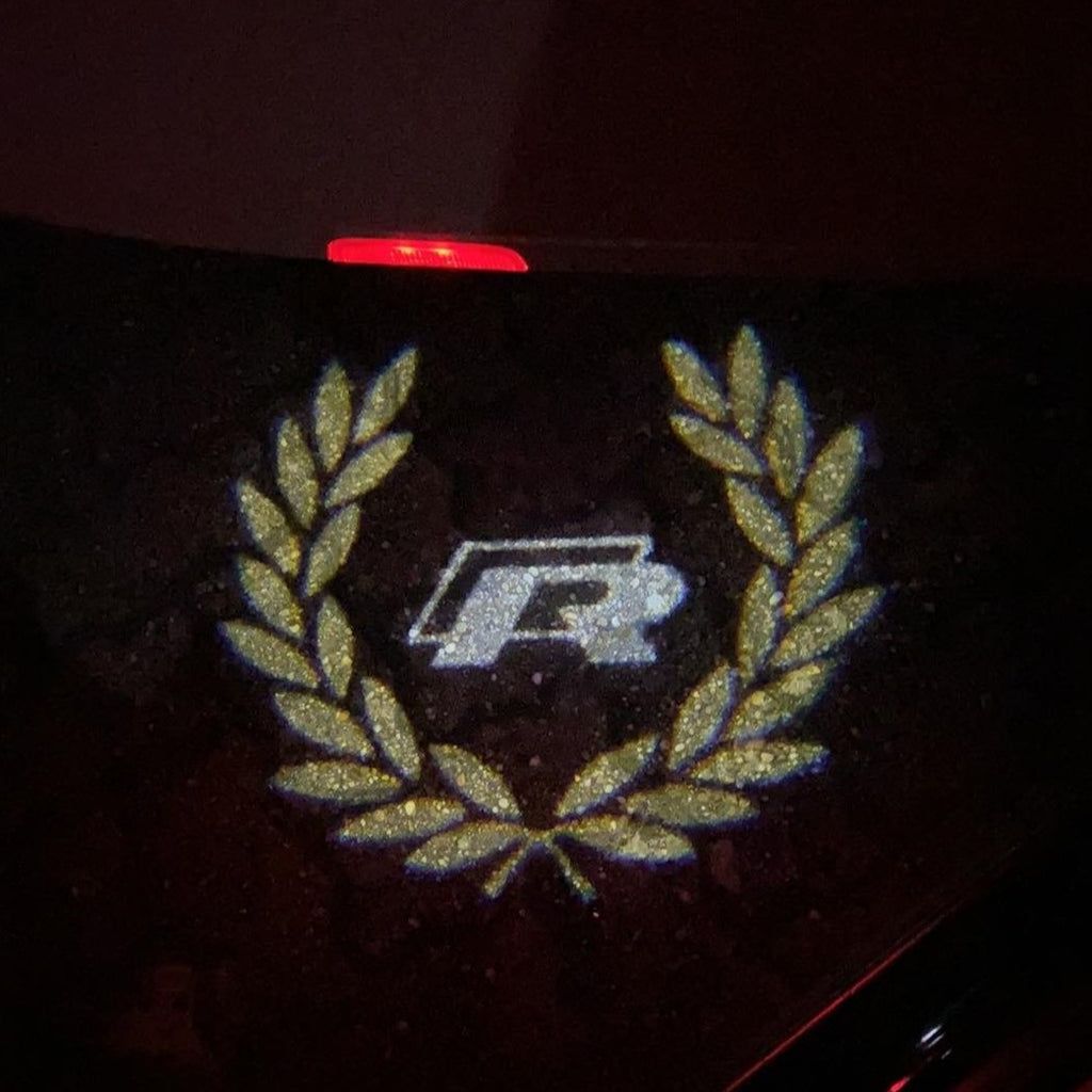 Volkswagen Door lights R Logo Nr. 57 (cantidad 1 = 2 logo films /2 luces de puerta)