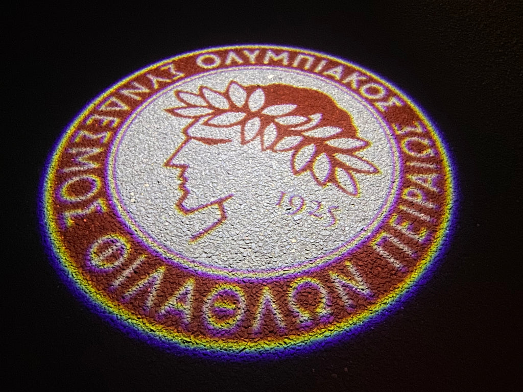 Football CLUB Logo Nr.220 (cantidad 1 = 2 películas con logotipo /2 luces de puerta)