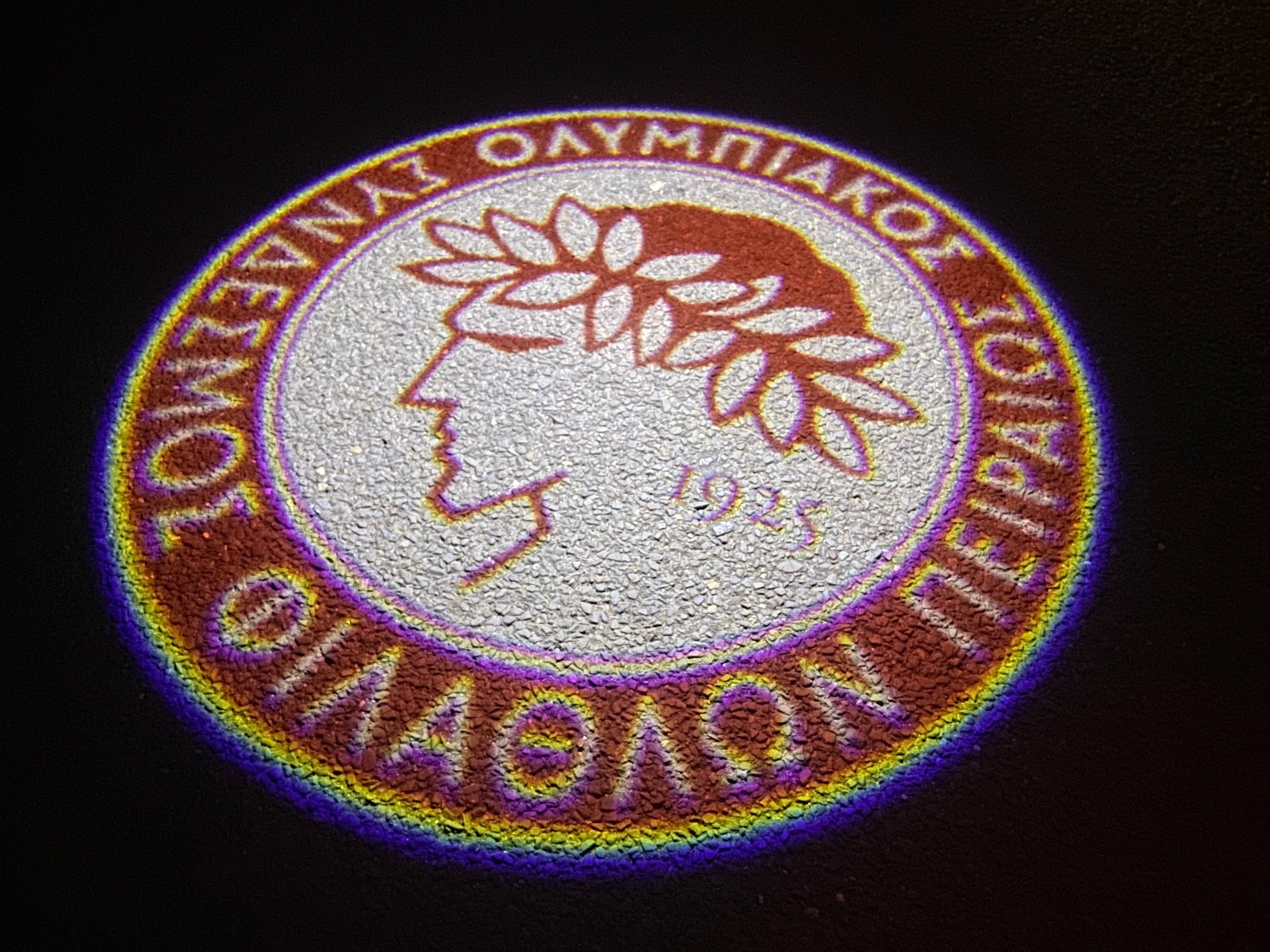 Football CLUB Logo Nr.220 (cantidad 1 = 2 películas con logotipo /2 luces de puerta)
