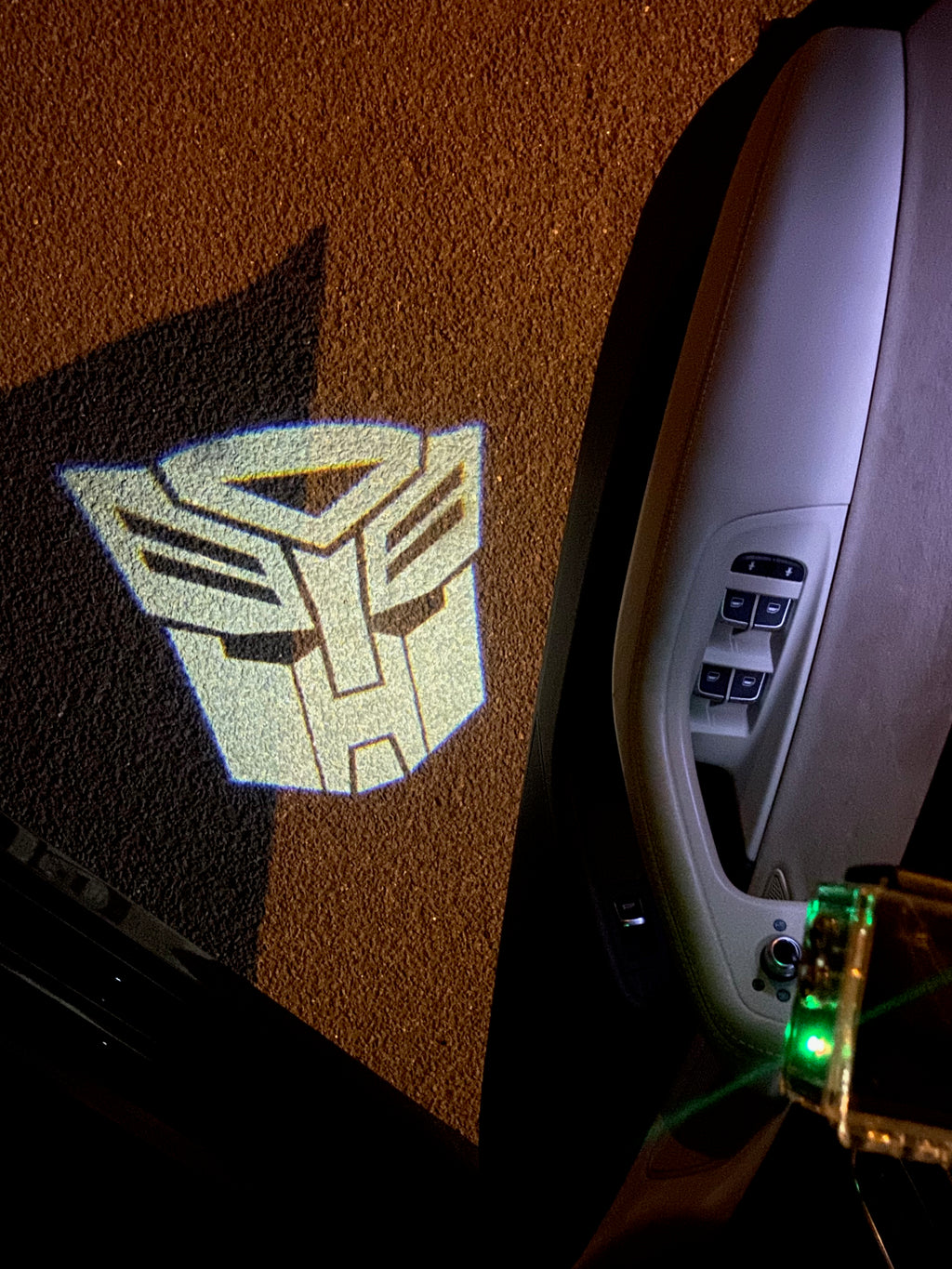 Transformers Logo Nr.254 (quantità 1 = 2 Logo Films / 2 luci porta）