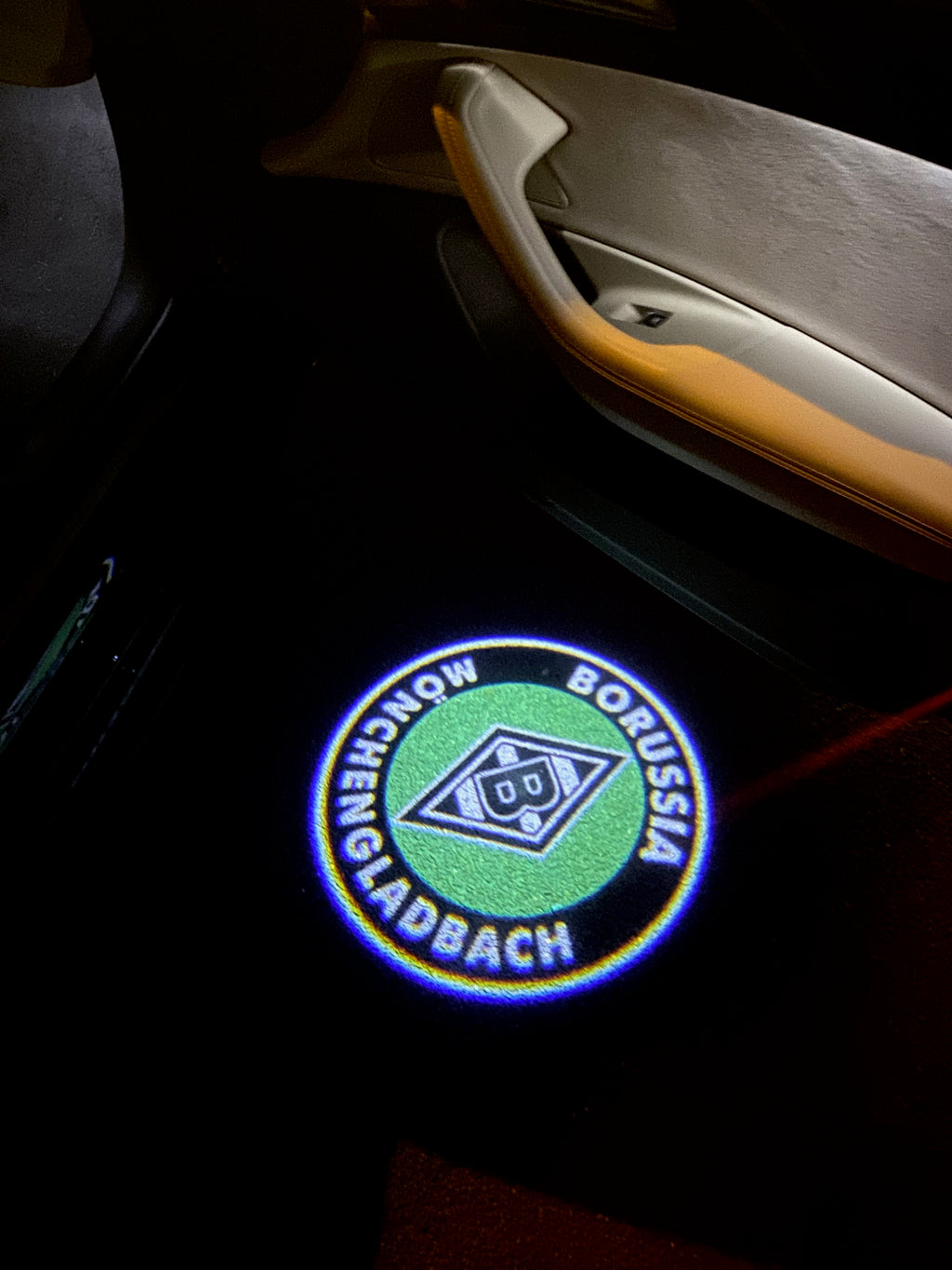 MÖNCHENGLADBACH Fútbol CLUB Logo Nr.261 (cantidad 1 = 2 Logo Films /2 luces de puerta)