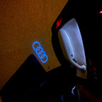 أضواء جهاز عرض شعار AUDI رقم 08 (الكمية 1 = 2 فيلم شعار / 2 مصباح باب)