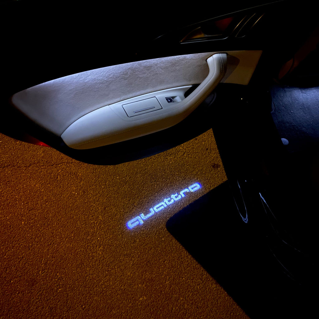 AUDI LOGO PROJECT LIGHTS Nr.98 (quantità 1= 2 Logo Films /2 porta luci）