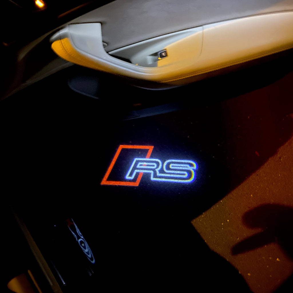AUDI LOGO PROJECT LIGHTS Nr.126 (quantità 1= 2 Logo Films /2 porta luci）