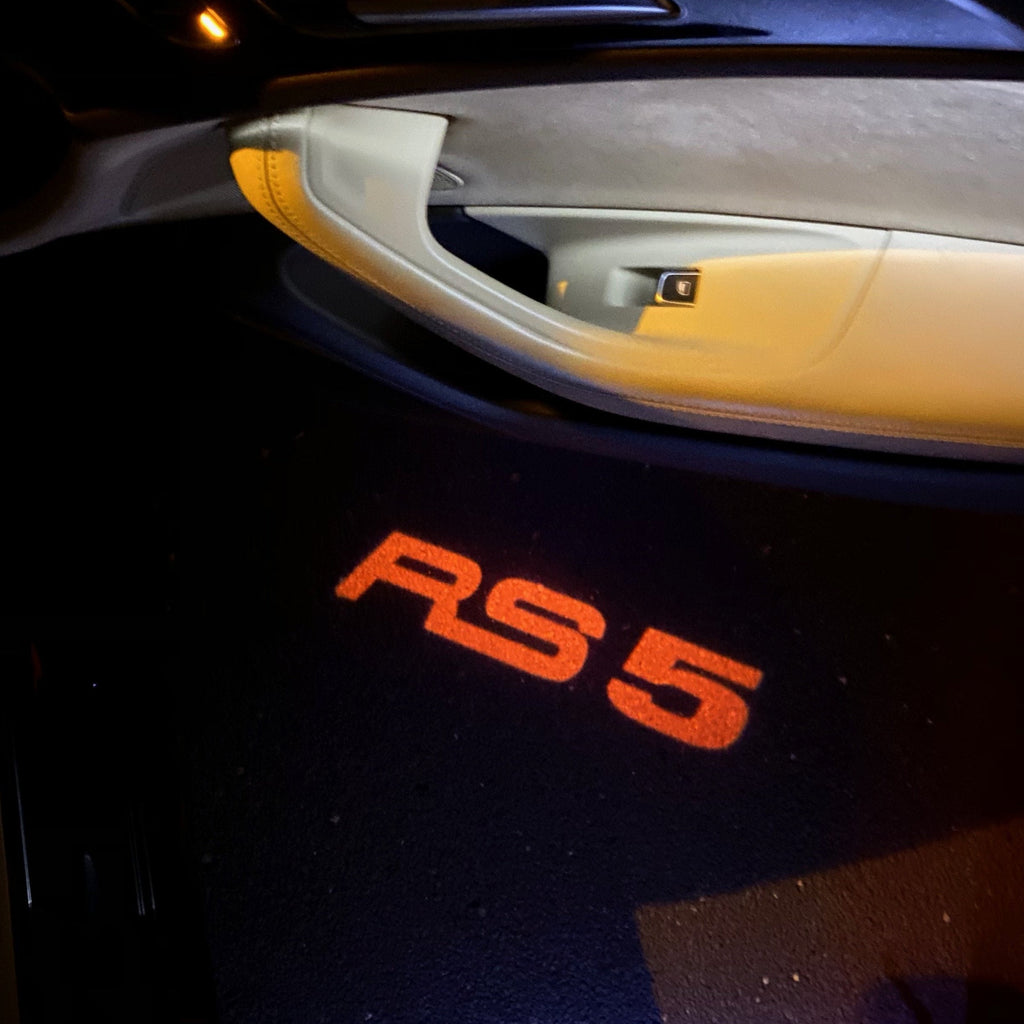AUDI LOGO PROJECTOR LIGHTS Nr.141 (Menge 1 = 2 Logo Films / 2 Türlichter)