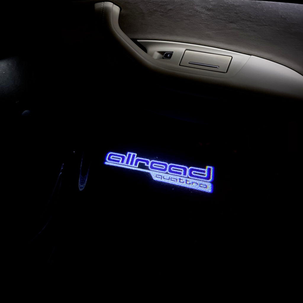 AUDI LOGO PROJEKTOT LIGHTS Nr.161 (Menge 1 = 2 Logo Films /2 Türlichter im Kombi 652899;