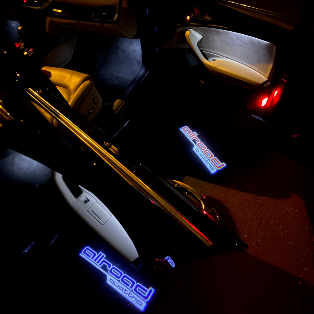 AUDI LOGO PROJEKTOT LIGHTS Nr.161 (Menge 1 = 2 Logo Films /2 Türlichter im Kombi 652899;