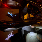 AUDI QUATTRO GECKO LOGO PROJECTOR LIGHTS Nr.67 (الكمية 1 = 2 فيلم شعار / 2 باب)