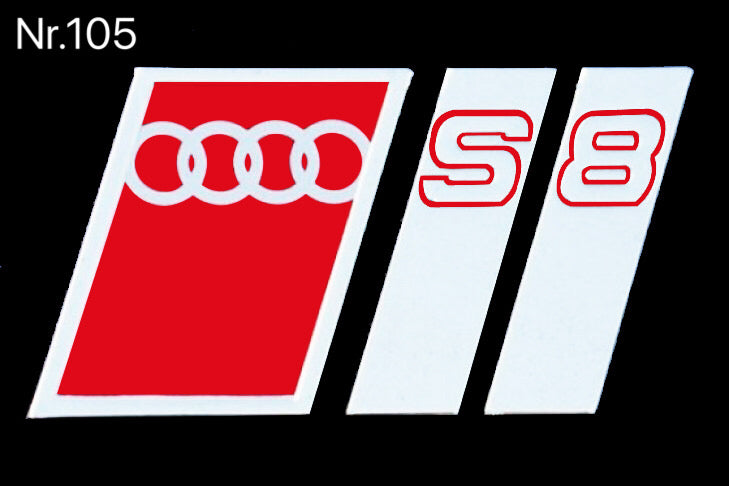 AUDI LOGO PROJECTOT LIGHTS Nr.103 (الكمية 1 = 2 Logo Films /2 أضواء الباب)