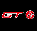 GT 86 LOGO PROJECTOT LIGHTS Nr.06 (quantità 1 = 2 Logo Films / 2 luci porta）