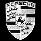 PORSCHE Original LOGO PROJECTOR LIGHTS Nr.06 (quantité 1 = 2 Logo Film / 2 portes lumières)