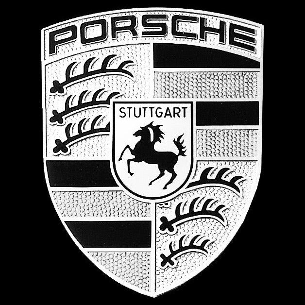 PORSCHE Original LOGO PROJECTOR LIGHTS Nr.06 (quantité 1 = 2 Logo Film / 2 portes lumières)