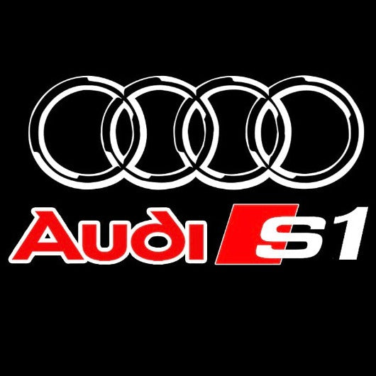 AUDI LOGO PROJECTOT LIGHTS Nr.32 (الكمية 1 = 2 شعار الأفلام / 2 أضواء الباب)
