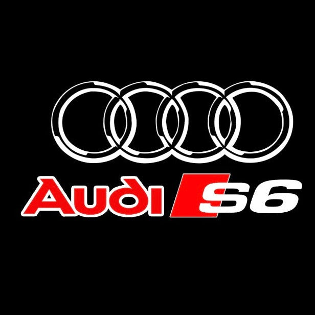 AUDI LOGO PROJECTOT LIGHTS Nr.36 (الكمية 1 = 2 شعار الأفلام / 2 أضواء الباب)