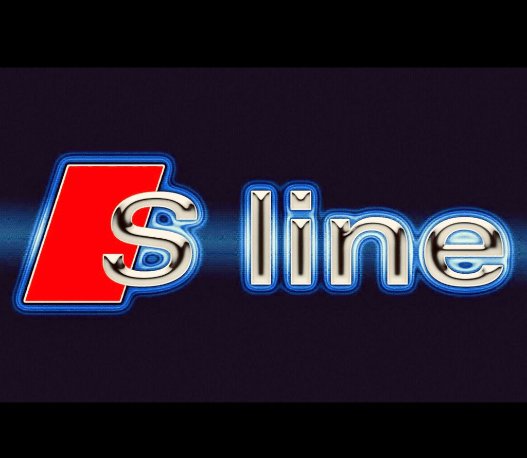 AUDI SLINE LOGO PROJECROTR LIGHTS Nr.11 (quantità 1 = 2 Logo Films /2 luci porta)