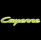 PORSCHE Cayenne LOGO PROJECTOT LIGHTS Nr.09 (cantidad 1 = 2 logo película / 2 luces de puerta)