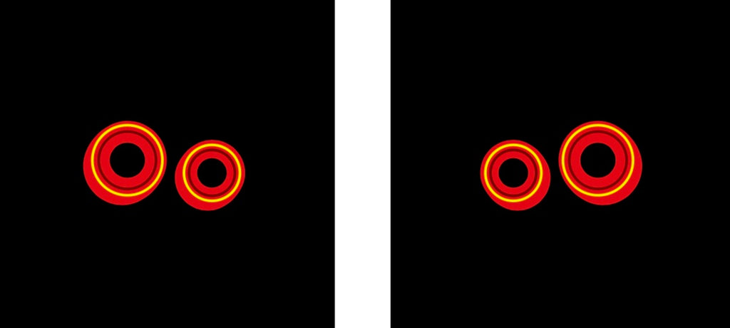 GTR-R35 LOGO PROJECTOT LIGHTS Nr.09 (quantité 1 = 2 Logo Films /2 feux de porte)