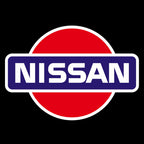 NISSAN PROJECTOT LIGHTS Nr.14 (cantidad 1 = 2 películas con logotipo /2 luces de puerta)