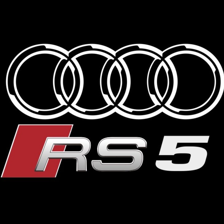 AUDI LOGO PROJECTOT LIGHTS Nr.136 (Menge 1 = 2 Logofolien /2 Türleuchten)