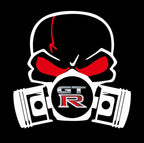 GTR R35 MASK LOGO PROJECTOT LIGHTS Nr.02 (quantité 1 = 2 films de logo / 2 lumières de porte）