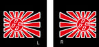 GT 86 Nr.05 Logo (quantità 1 = 1 set / 2 porte luci)