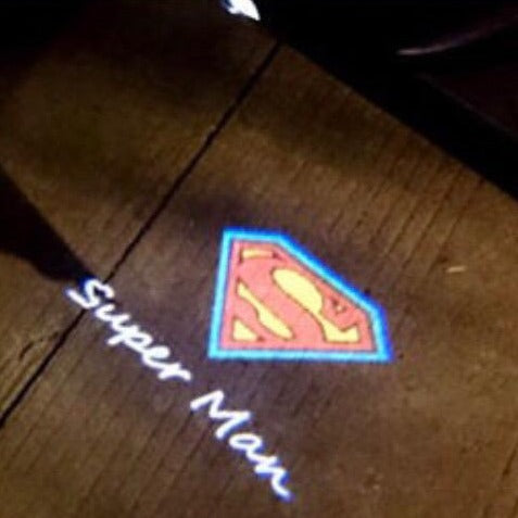 Super Man Logo Nr.215 (quantità 1 = 2 Logo Films / 2 luci porta）