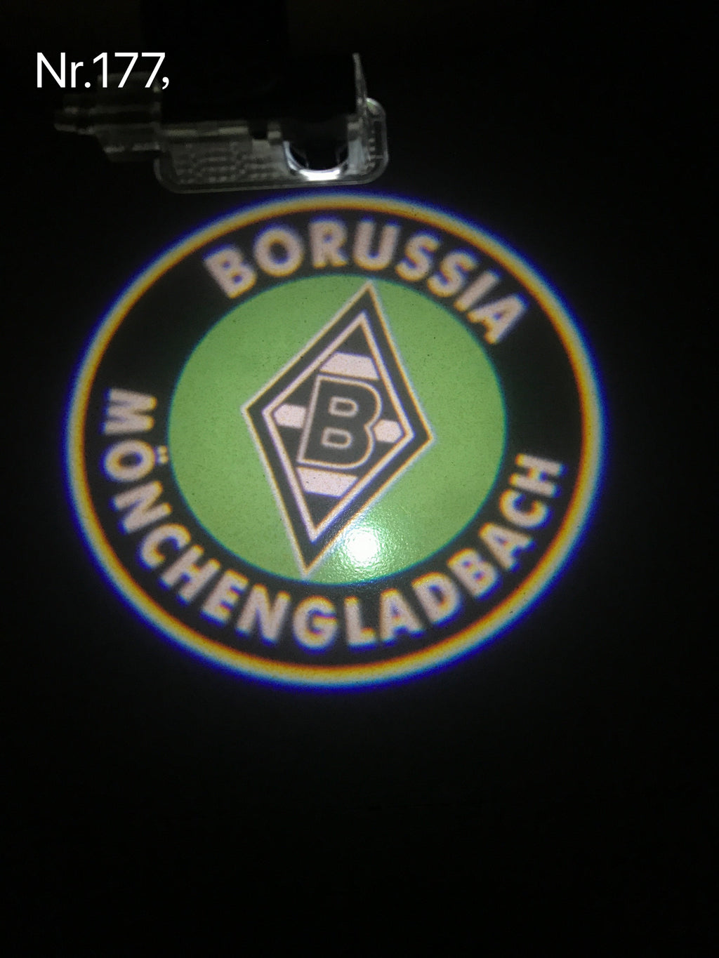 MÖNCHENGLADBACH Fútbol CLUB Logo Nr.261 (cantidad 1 = 2 Logo Films /2 luces de puerta)