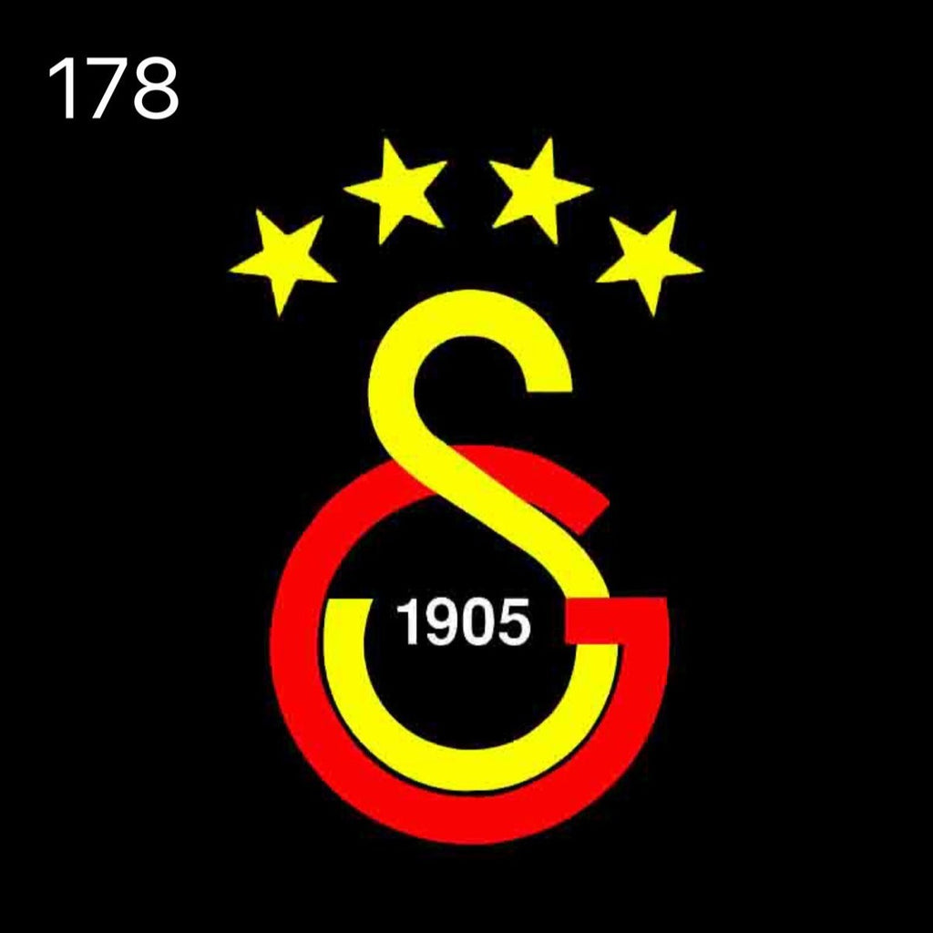 Galatasaray S.K. 1905 Logo Nr.260 (quantità 1 = 2 Logo Films /2 luci porta)