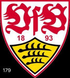 Stuttgart 1893 VFB Football CLUB Logo Nr.259 (quantité 1 = 2 Logo Films /2 feux de porte)