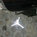 JORDAN Logo Nr.243 quantità 1 = 1 set/2 luci porta)