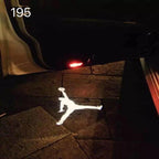 JORDAN Logo Nr.243 quantità 1 = 1 set/2 luci porta)