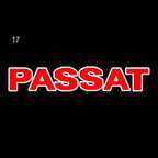 Volkswagen Türleuchten PASSAT Logo N.95 (Menge 1 = 2 Logofolien /2 Türleuchten)