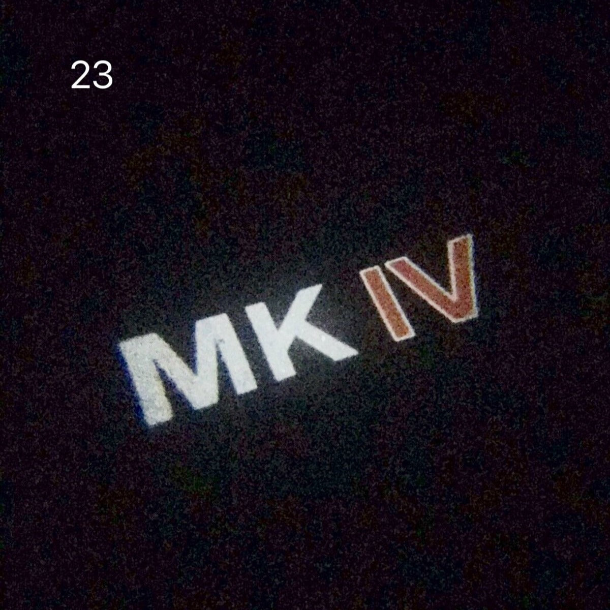 Volkswagen Luces de puerta MK4 Logo Nr. 89 (cantidad 1 = 2 películas con logotipo / 2 luces de puerta）